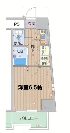 プレサンス梅田西の物件間取画像